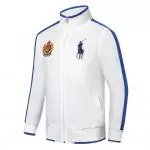 nouvelle collection ralph lauren veste sweat polo big polyester an crown 1332 bleu